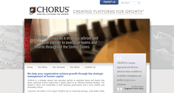 Desktop Screenshot of chorusinc.com